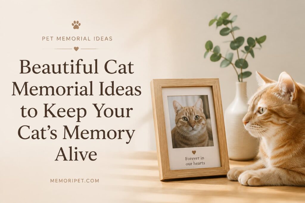 beautiful cat memorial ideas to keep your cat’s memory alive
