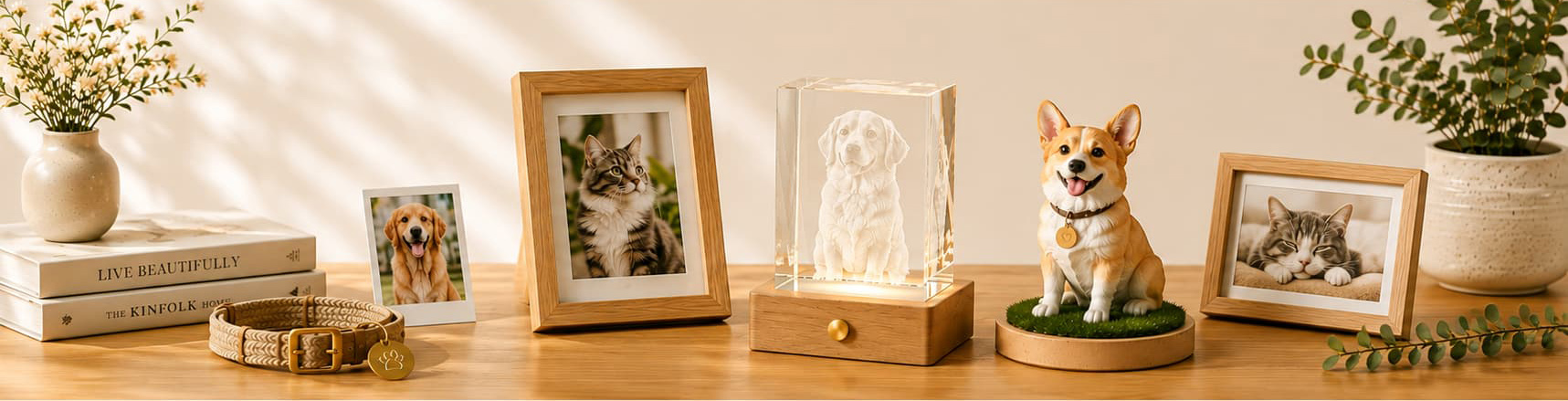personalized pet keepsakes shop banner